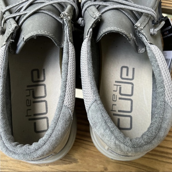 NEW Hey Dude Paul Slip On Shoes Loafer Mens Size 14 Ice Grey - Picture 5 of 8